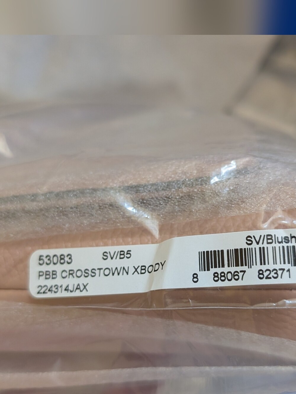 NWT Coach CROSSTOWN TURNLOCK FLAP Pebbled Leather CROSSBODY Bag in Blush-$195 - Picture 14 of 16